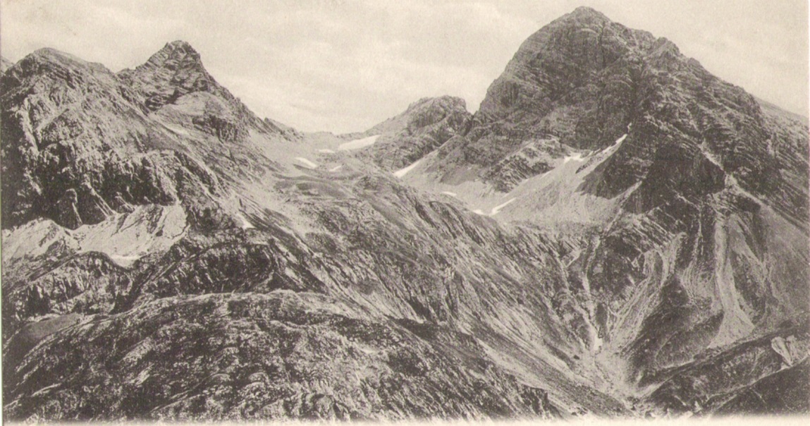 890_Oefnerspitze und Grosser Krottenkopf 1904paint.jpg