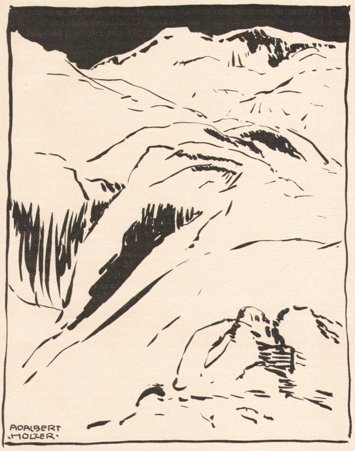 Adalbert Holzer - Der Gletscher um 1920p.jpg