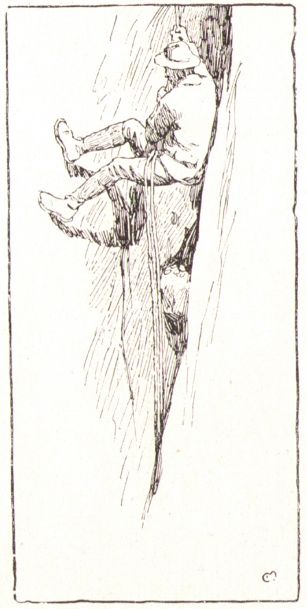 Carl Moos 1908_15 Abseilen im Kaminp.jpg