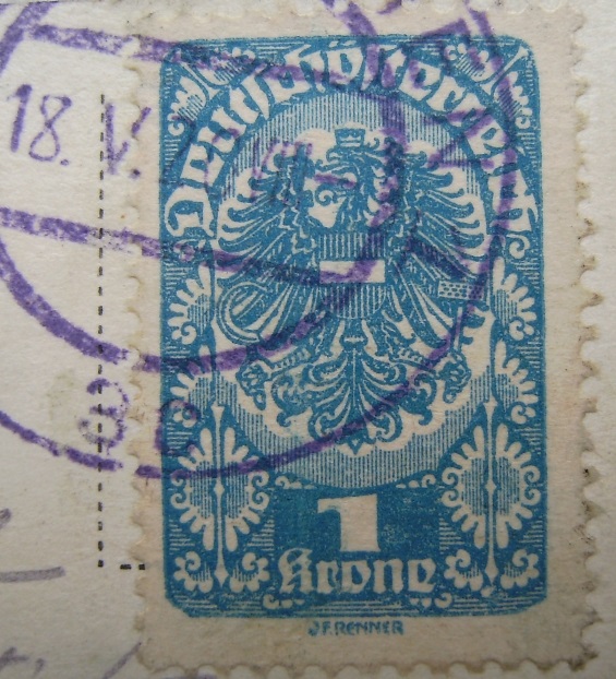 Deutschoesterreich 1 Krone blau 18_05_1920-01paint.jpg