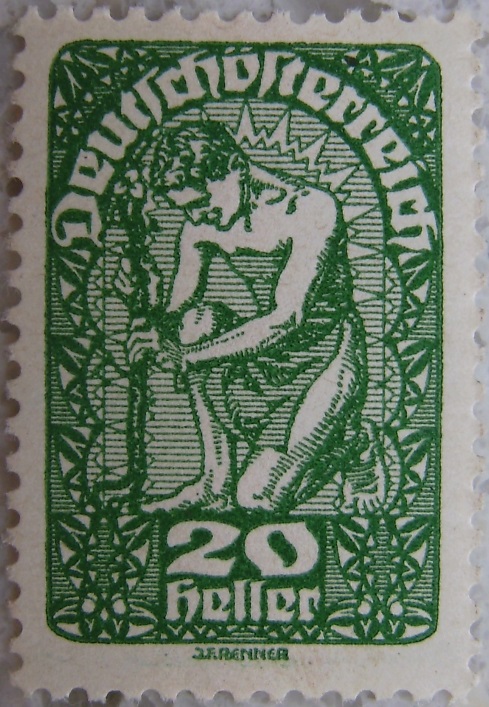 Deutschoesterreich Freimarken 1919_09 - 20 Heller gruenp.jpg