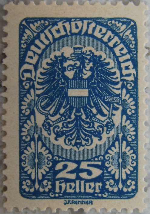 Deutschoesterreich Freimarken 1919_11 - 25 Heller blaup.jpg
