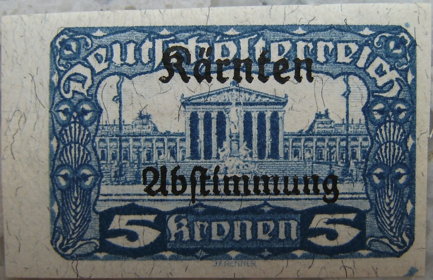 Deutschoesterreich Kaernten Abstimmung16 5 Kronenp.jpg
