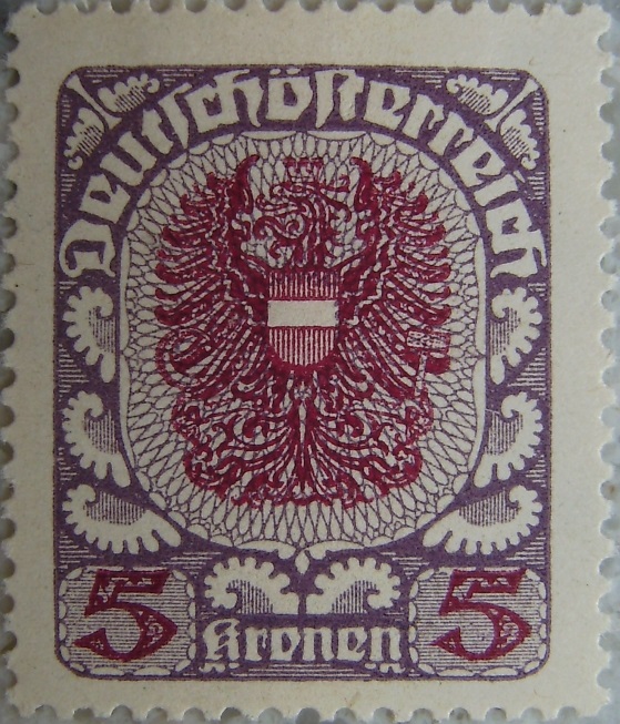 Deutschoesterreich postfrisch07 5 Kronenp.jpg
