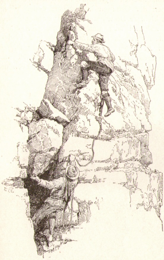 Edward Theodore Compton07 Erklimmung eines Dolomitturmsp.jpg