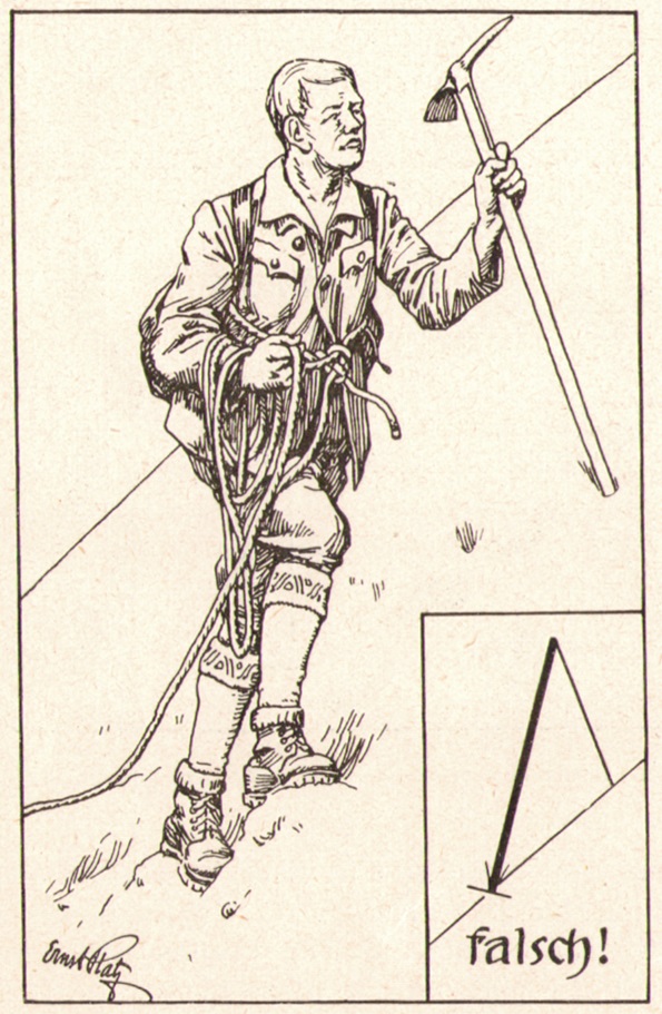 Ernst Platz 1924_22 Falsches Gehen am Firnhangp.jpg
