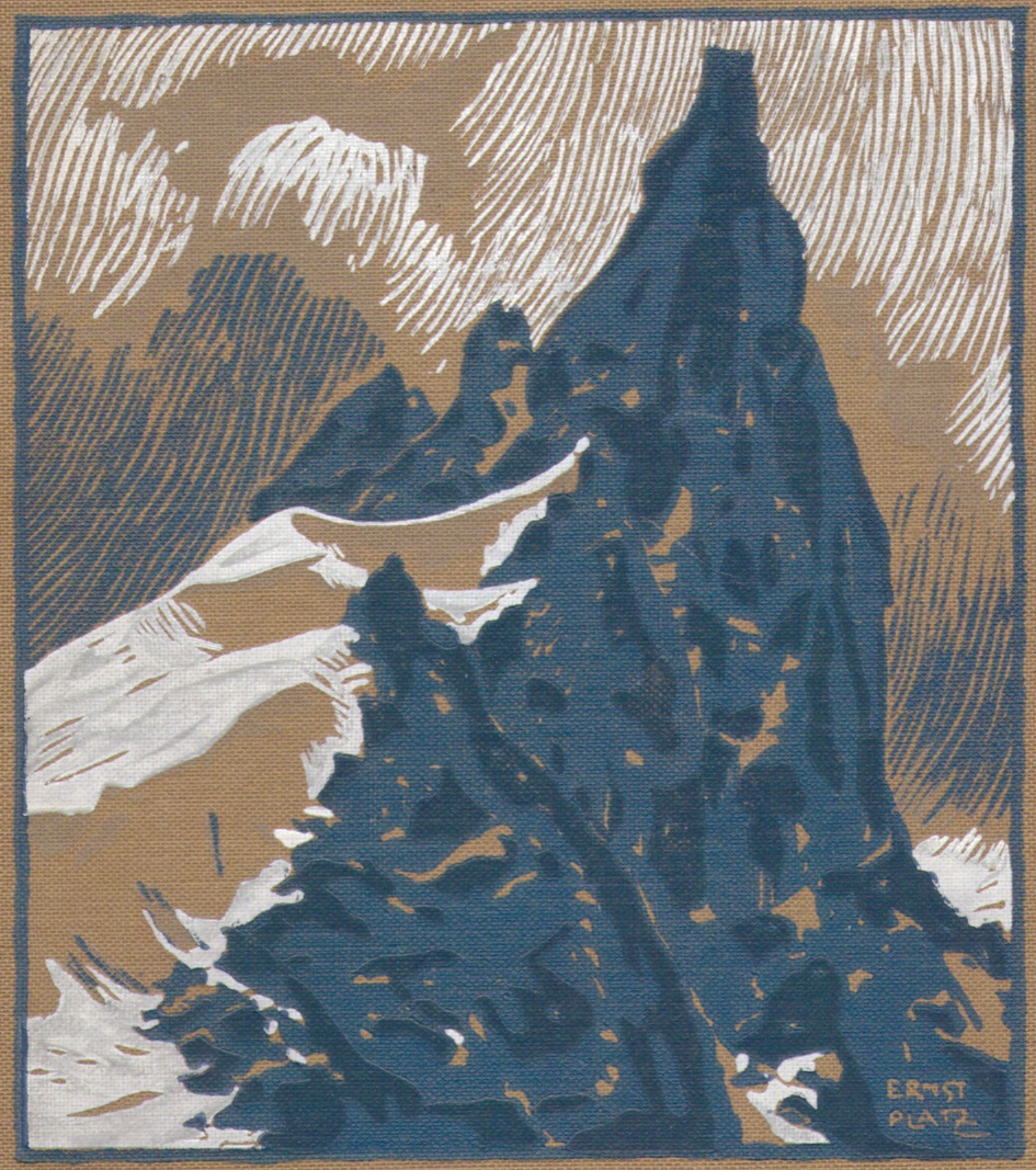 Ernst Platz - Die Schule der Berge 1925 Einbandp.jpg