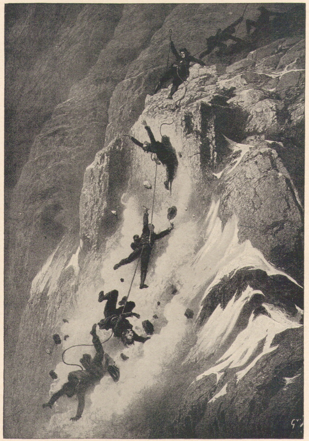 Gustave Dore - Die Katastrophe am Matterhorn am 14 Juli 1865p.jpg