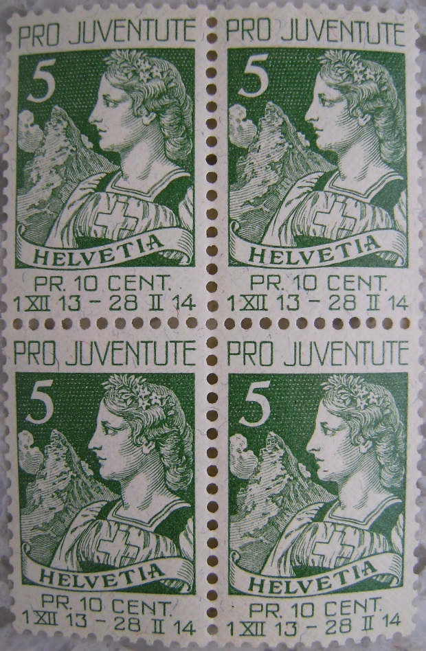 Pro Juventute 1913 Viererblockp.jpg