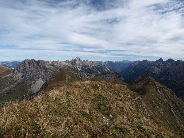 Leichte Bergtour Rauheck (2384m) ein beeindruckender