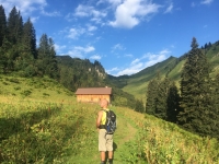 Von Baad auf Gamsfuß, Älpelekopf, Heiterberg, Weißer Schrofen und Höferspitze