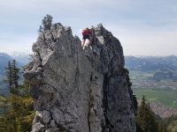 Freggelstein (1.460m), Grünten (1.783) und Stuhlwandgrat (1.432m)