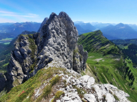 SW-Kante Babylonischer Turm (IV+) und Kelleschrofen