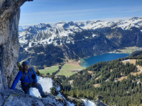 Haldenseeblick (VI-) am Schartschrofen-Westvorbau