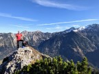 Auf dem Vorgipfel der Mittagsspitz