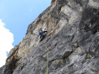Klettern Hüttenkopf (Han-Ton)