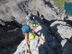 Parzinnspitze Plattenpfeiler + Südwestlicher Parzinnturm Ostkante