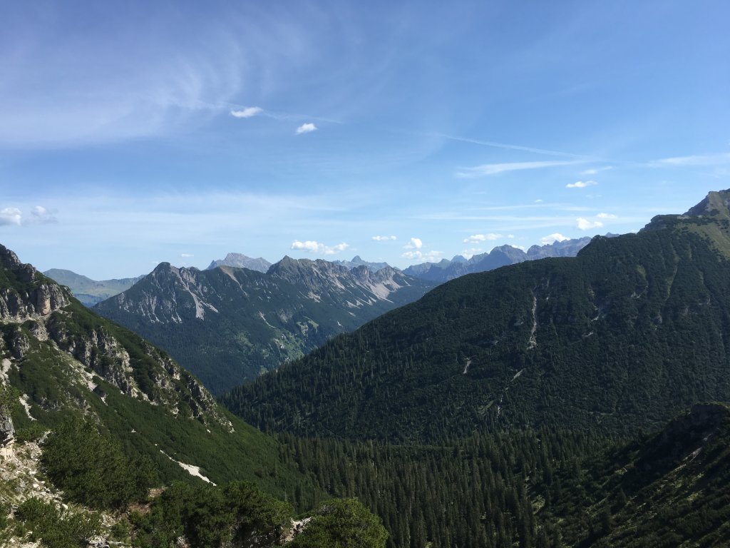 Elsspitze, Bärenköpfle und Breithorn
